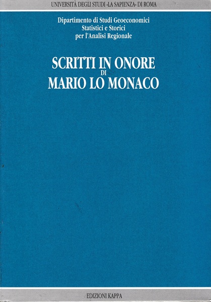 Scritti in onore di Mario Lo Monaco