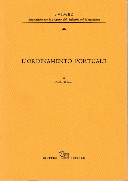 L'ordinamento portuale