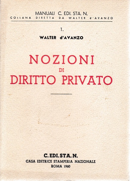 Nozioni di Diritto Privato