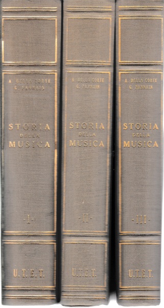 Storia della musica 3 volumi