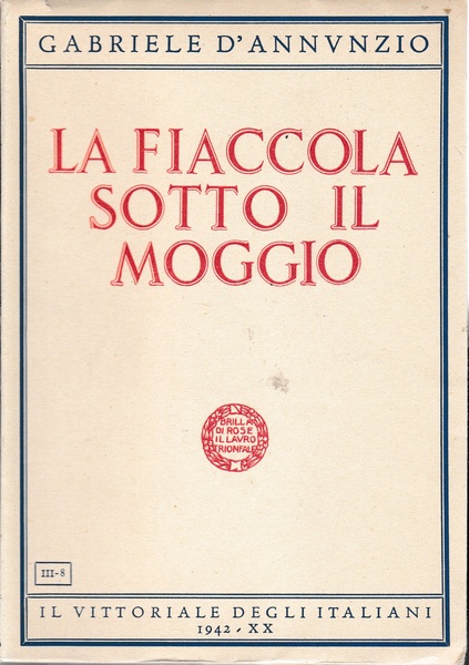 La fiaccola sotto il moggio
