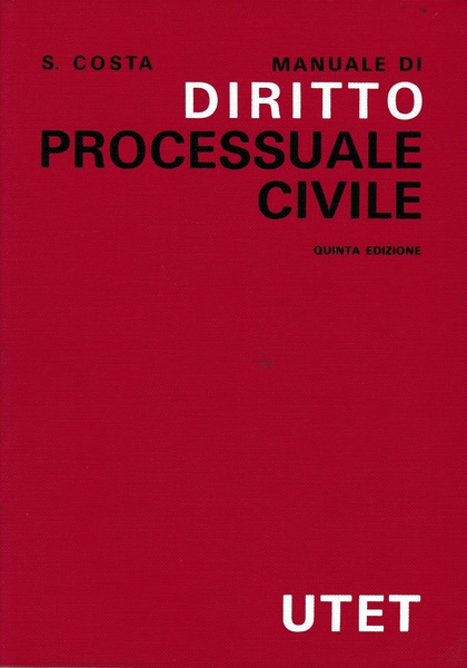 Manuale di Diritto Processuale Civile