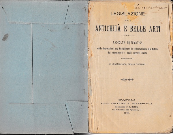 Legislazione sulle antichità e belle arti