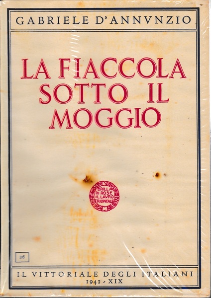 la fiaccola sotto il moggio