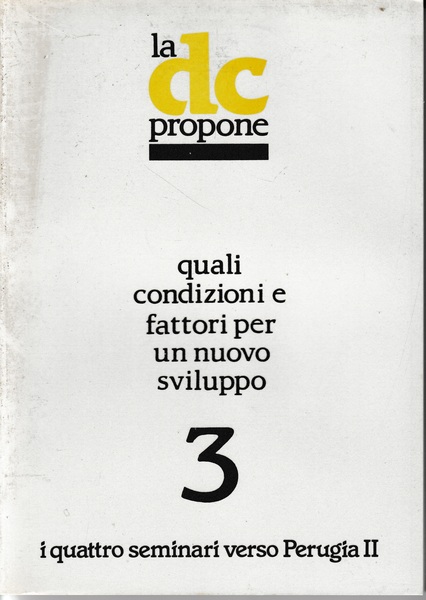 La DC propone quali condizioni e fattori per un nuovo …