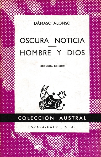 Oscura noticia - Hombre y dios