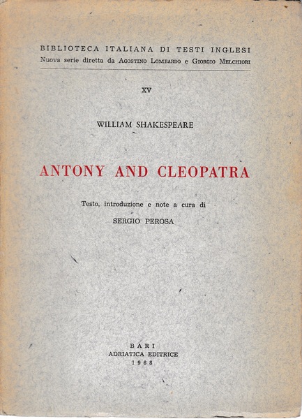 Antony and Cleopatra