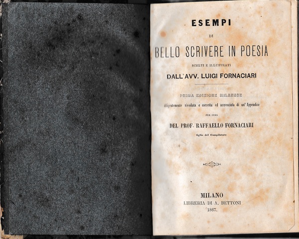 Esempi di bello scrivere in poesia