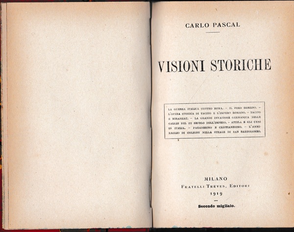 Visioni storiche