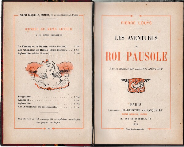 Les aventures du Roi Pausole