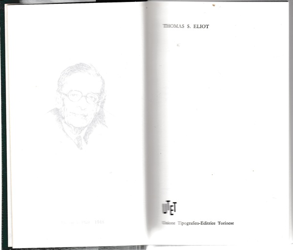 Thoma S. Eliot. Premio Nobel 1948