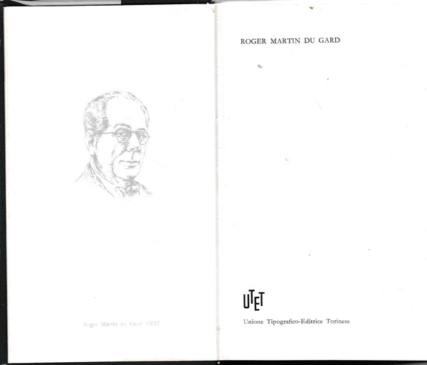 Roger Martin Du Gard. Premio Nobel 1937