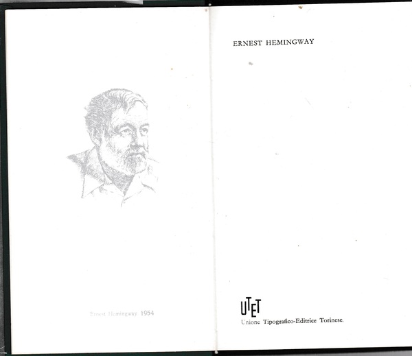 Ernest Hemingway. Premio Nobel 1954