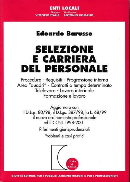 Selezione e carriera del personale