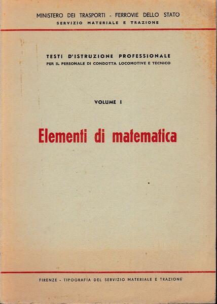 Testi d'istruzione professionale per il personale di condotta delle locomotive …