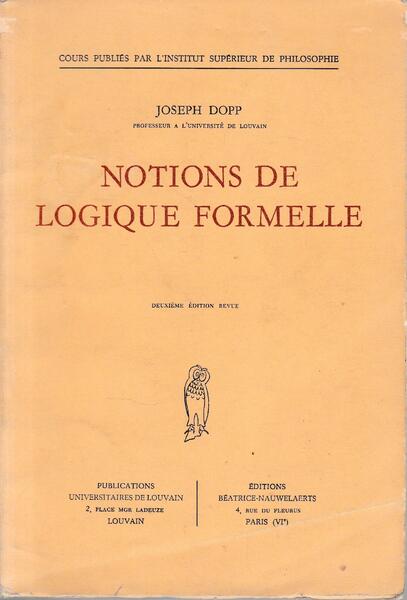 Notions de logique formelle