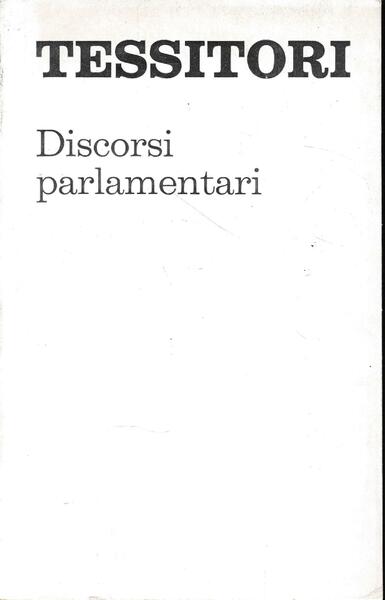Discorsi parlamentari