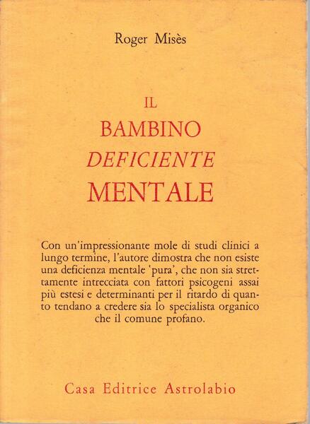 Il bambino deficiente mentale