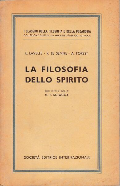La filosofia dello spirito