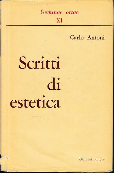 Scritti di estetica