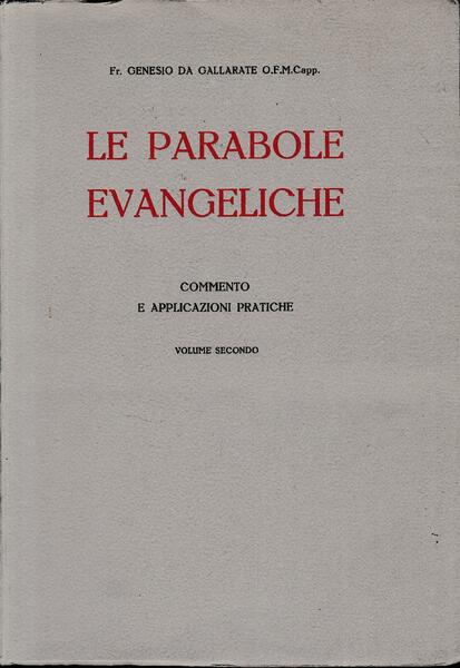 Le parabole evangeliche, volume secondo