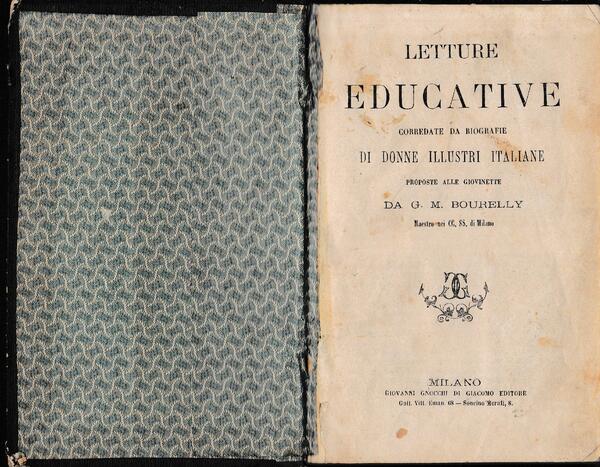 Letture educative corredate da biografie di donne illustri italiane, proposte …