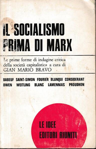 Il socialismo prima di Marx