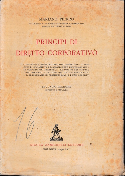 Principi di Diritto Corporativo
