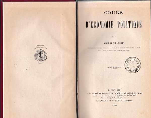 Cours d'Economie Politique