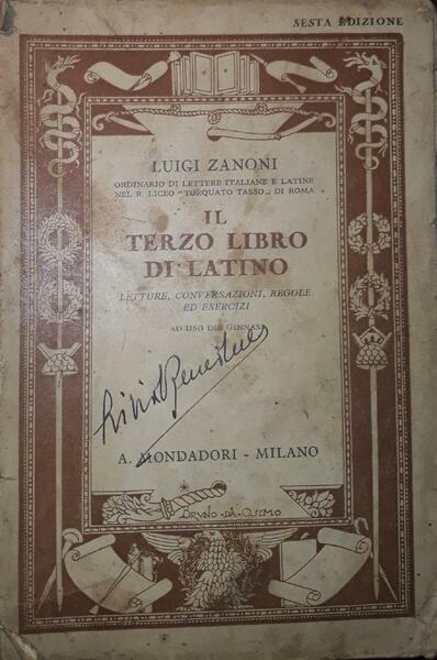 Il terzo libro di latino