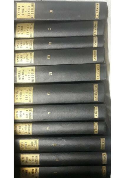 Opera Omnia di Benito Mussolini: dal n.1 al n.34 (manca …
