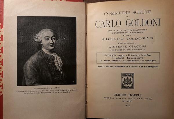 Commedie scelte di Carlo Goldoni