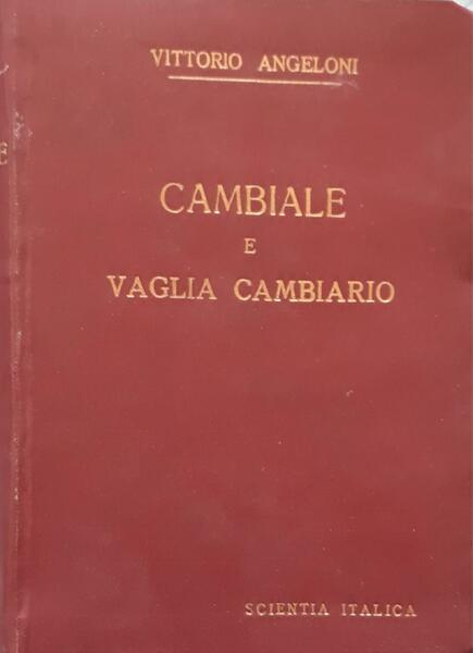 Cambiale e vaglia cambiario