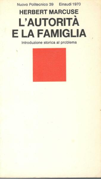 L'autorità e la famiglia