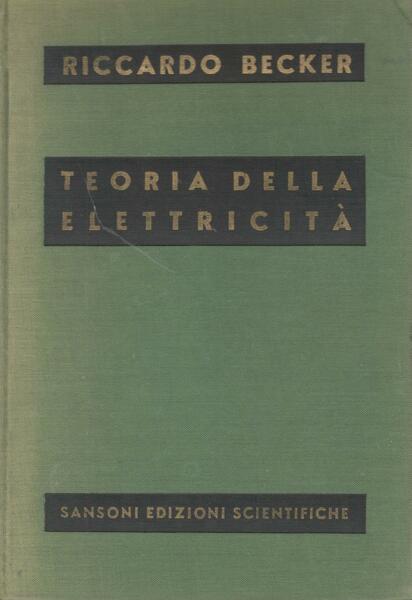 Teoria della elettricità. Teoria elettronica