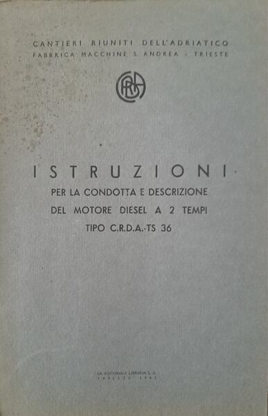 Istruzioni per la condotta e descrizione del motore diesel a …
