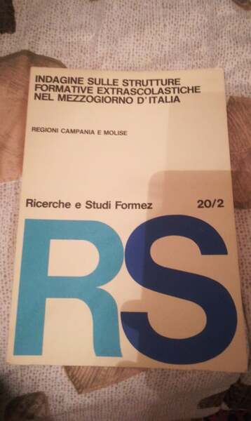 indagine sulle strutture formative extrascolastiche nel mezzogiorno d'italia