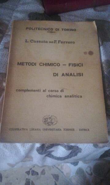 metodo chimico-fisici di analisi