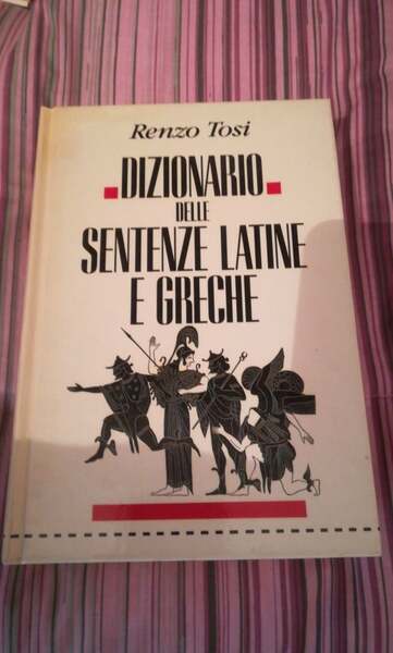 dizionario delle sentenze latine e greche
