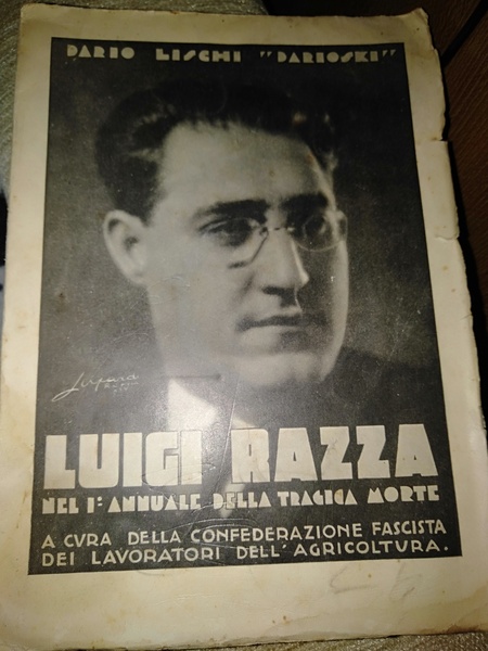In memoria di Luigi razza a cura della confederazione fascista …