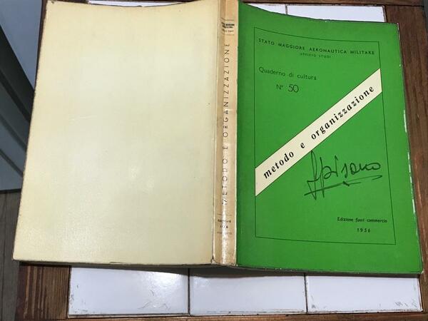 Metodo e organizzazione Quaderno di cultura