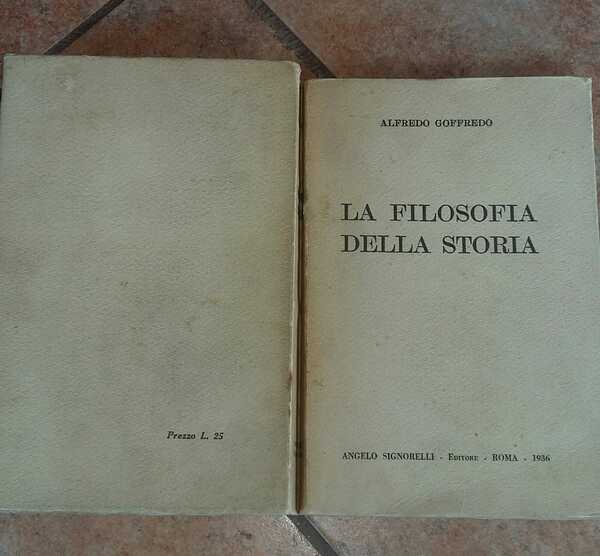La filosofia della storia