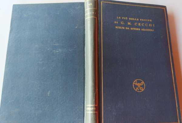 Le piu' belle pagine di G. M. Cecchi