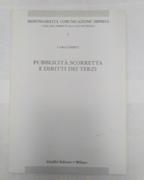 Pubblicità scorretta e diritti dei terzi