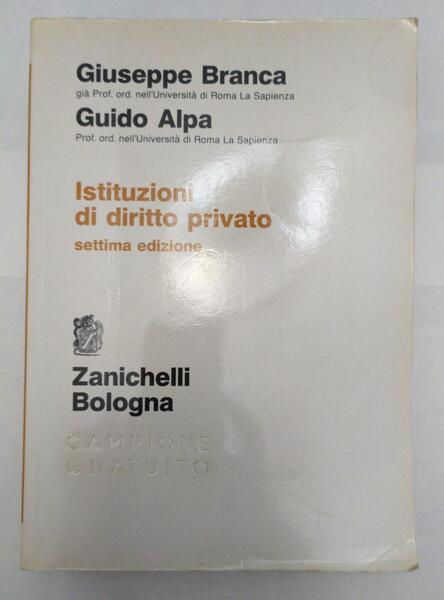 Istituzioni di diritto privato
