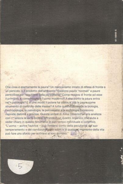 Psicologia della paura