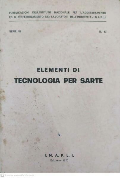 Elementi di tecnologia per sarte