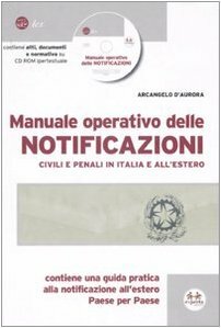 Manuale operativo delle notificazioni civili e penali in Italia e …