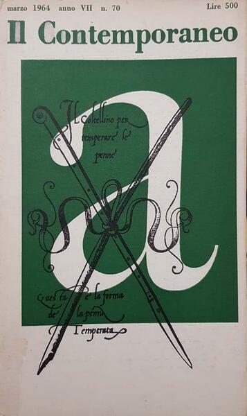 Il contemporaneo. Marzo 1964, anno VII n.70