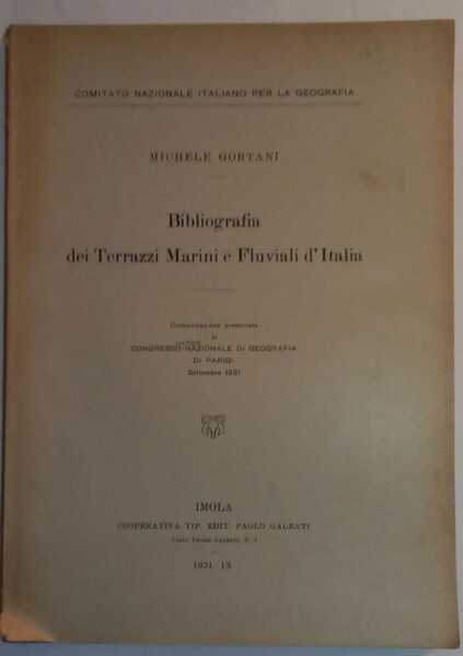 Bibliografia dei Terrazzi Marini e Fluviali d'Italia